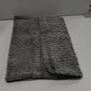 Kevin Textile Throw Pillow Cover Striped Pattern Decorative Soft Corduroy Cushion Covers Stripes for Living Room Set of 2 18x18 Inch Dark Grey