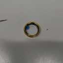 Milavan Smart Health Ring 2.0 for Women Men, Slim Scratch & Fingerprint Resistant Design, Efficient Chip Fitness Tracker, Monitors Heart, Pale Gold 9