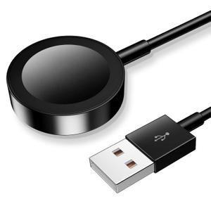 for Apple Watch Charger Magnetic Fast Charging Cable [Portable] Magnetic Wireless Charging Compatible with iWatch Series Ultra/8/7/6/SE/SE2/5/4/3/2/1-[6.6FT/2M] Black