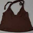 Avidlove Women's Halter Crop Top Sexy Deep V Neck Tank Crop Top Going Out Backless Summer Slim Tank Tops L
