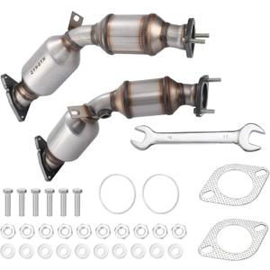 QYNQYN Left and Right 2-PC Catalytic Converter for Infiniti/Nissan