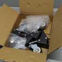 SPACECARE Retractable Workbench Casters Kit, Heavy Duty Workbenches Wheels with 800 lbs Capacity, Adjustable Workbench Casters for Workbenches, Tables, and Cabinets, Easy to Install 4 Pack