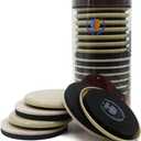 Round Furniture Moving Kit (16 Piece) for Carpeted and Hard Floor Surfaces Felt Pads Suitable for All The Furniture Sliders (3.5 inch)