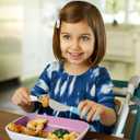 Munchkin Splash Toddler Fork, Knife and Spoon Utensil Set, 6 Pack, Blue/Green
