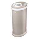Ubbi Stainless Steel Diaper Pail, Odor Locking, No Special Bag Required, Award-Winning, Registry Must-Have, Taupe