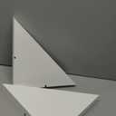 Corner Mounting Shelf,Easy to Install Wall Corner Shelf,Frosting Pattern Right-Angled,Set of 2, 15x8