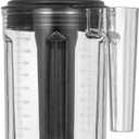 CRANDDI Replacement Pitcher, 40oz Blender Cup with Tamper, Replacement Blender Container Compatible with K98C, K85, K80, K80TS, 1200 ML Spare Cup, Serve 1 or 2 People, Clear (1.2L)