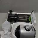 Ganiza Juicer Machines, Slow Masticating Juicers with Large Feed Chute for Whole Fruits & Vegetables, Cold Press Juicer with 3 Replace Filters for Batch Juicing, Easy to Clean, BPA Free(Silver)