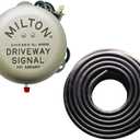 Milton's Bell Kit Driveway Signal Bell with 50' Hose and end-of-hose plug
