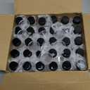 30 Pack 1.7oz Mini Liquor Bottles with Black Cap,Plastic Alcohol Bottles with 10 Funnels,Airtight Plastic Spirit Bottle for Weddings,Party Supplies