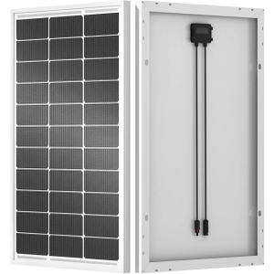 ECO-WORTHY 100 Watt Solar Panel 18 Volt Monocrystalline Solar Panel High Efficiency Module RV Marine Boat Caravan Off Grid