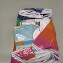 Jasonwell Inflatable Pool Float Chair - Pool Floaties Floating Pool Chair Lounge Floats for Swimming Pool Water Chair Pool Lounger with Cup Holder Pool Toy Party Floaty Adults (Rainbow-L)