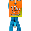 10 Ft, Phone Charger, Type C  Blue