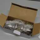 BESTTEN Keyed Entry Door Knob with Lock, Interior and Exterior Door Lock, Standard Ball, Satin Nickel