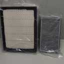 FA1883 Ford Engine and Cabin Air Filter Set for F150 2.7L 3.0L 3.3L 3.5L 5.0L (2015-2025), Expedition, Lincoln Navigator (2018-2024), Lobo (2016-2022), Replaces# FL3Z19N619A, FP79