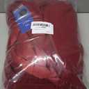 chouyatou Women's Winter Double Breasted Wool Coat Business Casual Long Winter Pea Coat with Belt (XX-Large, Red)