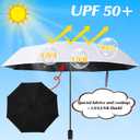 GFYYBKJ 2 Pack Pool Shade Umbrella, 40" Adjustable Above Ground Pool Sunshade Canopy with Carry Bag,Patio Umbrella Use for Garden/PoolDeck/Backyard/Beach Chairs/Camp Trolley/Strollers/Golf Carts