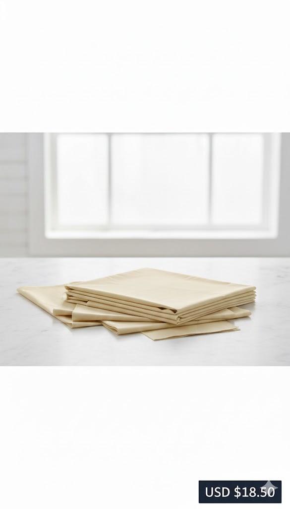 Plastic Cover For Table, 100x26cm, Pack Of 9