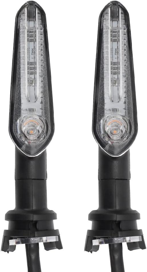 Motoparty LED Turn Signal Light for YAMAHA MT07 Tracer 700 XJ6 FZ6 MT09 900 MT10 YZF R1 R3 R6 R6S FZ6 FZ1 FZ Fazer FZ6R FZ07 FZ8 FZ09 TMAX MT-09 Indicator Directional Flasher Lamp(1 Pair)