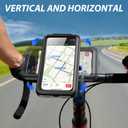SPORTLINK Bike Phone Holder - Motorcycle Phone Mount with Waterproof Case, [Aluminium][360° Rotatable/1s Quick Release][ Military Anti-Shake]Motorcycle Handlebar for iPhone Samsung, More 6-6.8" Phones