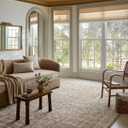 Loloi Magnolia Home by Joanna Gaines Pace Collection PAC-06 Forrest/Natural 5'-3" x 7'-6" Area Rug
