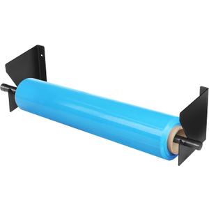 60 Inch Paper Roll Holder Vinyl Roll Holder Wrapping Paper Wall Mounted Roller Rack Holders Adjustable Reliable Kraft Scroll Dispenser for Vinyl Kraft Other Rolled Materials(Black)