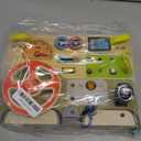 JGOBUB Montessori Toddler Toys - Baby Wooden Busy Board - Sensory Toys with Light Switch - Travel Toys for Educational Toddler Activities for Toddlers 3 4 5 6+ Year Old