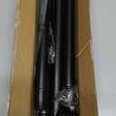 Tension Curtain Rod 17 To 83 Inch Black Tension Rod 1" Diameter Heavy Duty Tension Shower Rod Adjustable Spring Curtain Rod No Drilling Stainless Steel For Windows Bedroom Closet Doorway Door Kitchen