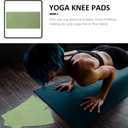 Yoga Knee Pads 1 Pair Non-Slip Thick Cushion for Elbow and Knee Support 13.4X6.7 Inch Household Yoga Mat Accessory for Balance and Floor Exercises