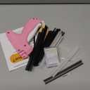 Stitch Gun for Clothes - Handheld Stitch Gun Quick Clothing Fixer - Tagging Gun - Includes 6 Needle, 1000 Black Fasteners & 1000 White Fasteners, Pink