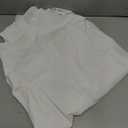 JEKAOYI Button Down Linen Shirts for Men Casual Long Sleeve Regular Fit Cotton Beach Shirts with Pocket (White, XL)