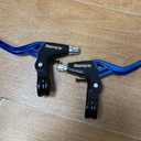 Modengzhe Motorcycle Brake Clutch Levers,2 PCS Aluminum Alloy Universal Clutch Brake Handle Levers Fit Full Construction Bicycle Brake Lever,Blue