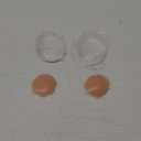 Double Sided Sticky Bra Inserts, Reusable Self Adhesive Silicone Push Up Clear Gel Sticky Breast Enhancers (Large)
