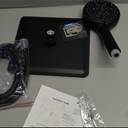 12 Inch Rain Shower Head High Pressure Dual Shower Heads Rainfall Showerhead with 9 Sprays Handheld Spray Combo & 70"Long Fixed Showerheads Hose, Matte Black Bathroom Accessories