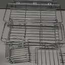 Nieifi Shower Caddy Shelf with Hooks Storage Rack Organizer Adhesive Stainless Steel without Drilling for Bathroom, Lavatory, Washroom, Restroom, Shower, Toilet, Kitchen (Sliver, 3 Pack)