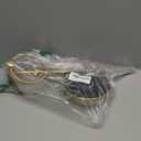 Hoimpro 17" Brushed Gold Free Standing Towel Rack Bracket, Double Towel Ring Hand Towel Stand Holder, Bathroom Hardware Accessories Set Towel Bar for Bathroom Vanities and Kitchen Countertops