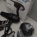 BaBylissPRO Nano Titanium 2000-Watt Blow Dryer with Concentrator Nozzle, Professional Grade Ionic Corded Styling Tool for Hair (Black)