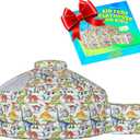 Skywin Air Tent for Kids (77 x 50) Builds in 30 Sec, Toddler Tents Indoor for Imaginative Play, Spacious Kids Forts Indoor Playhouse for Boys & Girls Ages 3-14 (Fan Not Incl) (Dino Dome Dig)