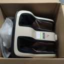 Human Touch Reflex SOL Foot & Calf Massager w/Heat - Plantar Fasciitis Relief + Circulation + Shiatsu Deep Kneading + Vibrating for Stress + Compression - Adjustable for Women and Men up to Size 12