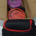 Disc Golf Set with Bag - 12 PCS Flying Disc Golf Discs for Beginner with Putter, Midrange, Driver | Portable Disc Golf Backpack Holds 28+ Discs Free Stand Bag Design for Convenient Use (Red)