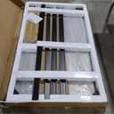 56-60 in. W x 76 in. H Frameless Shower Door Soft-Close with Buffer, Single Sliding Glass Shower Door with 3/8 in. Tempered Clear Glass, Stainless Steel Handle, Easy to Install, Chrome