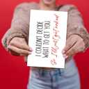 3 x GYYsweetus Cheeky Valentines Day Card for Him, Funny Valentines Day Card for Men Husband Boyfriend from Women Wife Girlfriend, Couldnt Decide (#87)