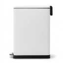 Home Zone Living 13 Gallon Kitchen Trash Can with Dual Compartments