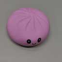 Dumpling Squishy Toys, Gaint Dumpling Squishy Mystery Box, Colorful Squishies Dumplings Stress Balls Toy, Stocking Stuffers with Food Steamer Stretchy Desk Toy (Pink)