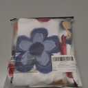 Women's Graphic Crewneck Sweatshirts Floral Long Sleeve Pullover Tops Cute Fall Clothes (White, S)