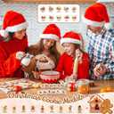 Misdary 20 Pcs Christmas Ugly Sweater Trophy Gingerbread Man Award Funny Trophy Contest Prizes Party Game Favors for Xmas Costume Contest Winner Holiday Party Supplies