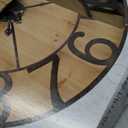 Bulova C4814 Silhouette Wall Clock, Brown