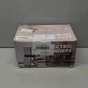 Electric Spice and Nut Grinders - 3 Stainless Steel Blades, 1 Filter, 1 Brush - 500W Grinder for Kitchen Dry Use (Black)