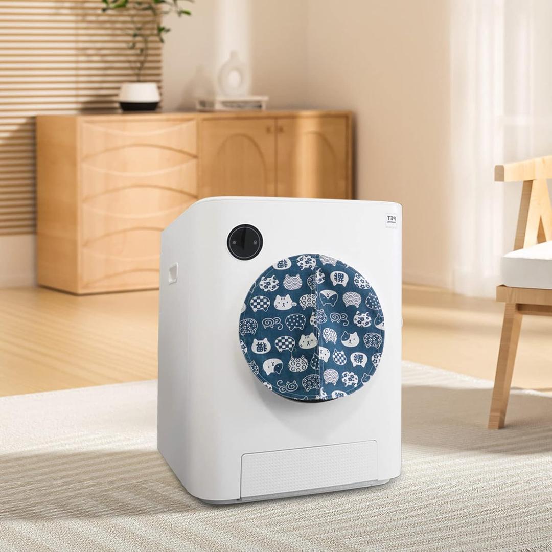 Cat Litter Box Curtain, Cat Waste Box Door Flap Self Cleaning Boxs Door Curtain for Automatic Litter Robot Curtain Only