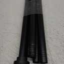 Shower Curtain Rod Adjustable 43-78 inch, 1"Diameter Spring Tension Curtain Rod No Drill, Anti-Rust Non-Slip Shower Rod, Black Shower Curtain Rod for Bathroom Tension